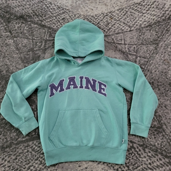 MAINE Logo Hoodies Kids Size Small - Picture 8 of 8